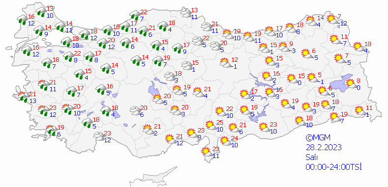 Meteorolojiden il il yağmur ve sağanak yağış uyarısı