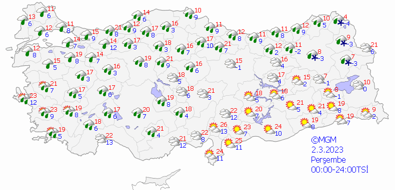 Meteorolojiden il il yağmur ve sağanak yağış uyarısı