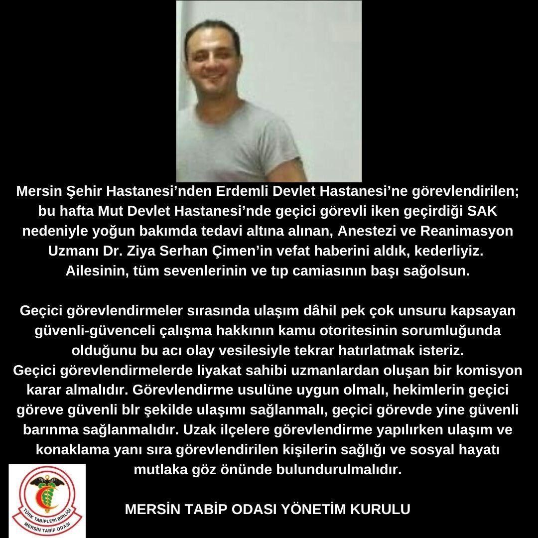 Anestezi Ve Reanimasyon Uzmanı Dr. Ziya Serhan Çimen 2