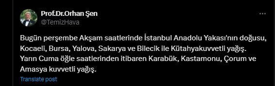 Karabük, Kastamonu, Çorum ve Amasya'ya cuma günü uyarısı verildi. Çok kuvvetli geliyor şimdiden haberiniz olsun - Resim : 1