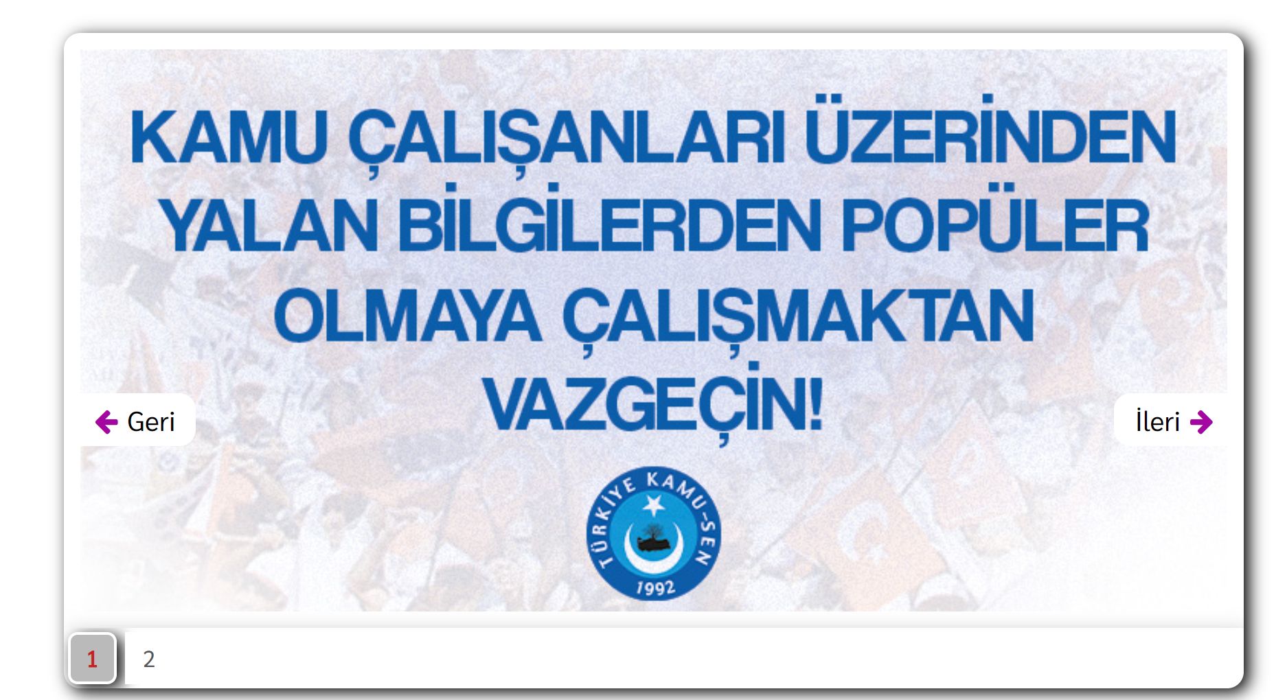 Önder Kahveci: Memurlarımız yoğun bir iş yükü altında çalışmaktadır