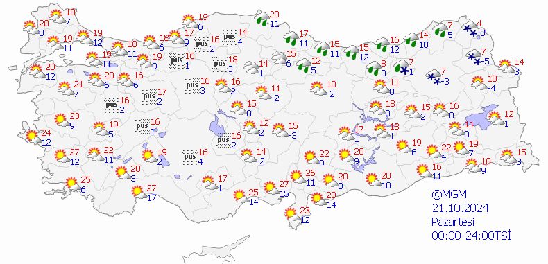 Meteoroloji uyardı: İki bölgede kar yağışı bekleniyor