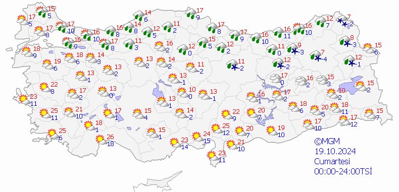 Meteoroloji uyardı: İki bölgede kar yağışı bekleniyor