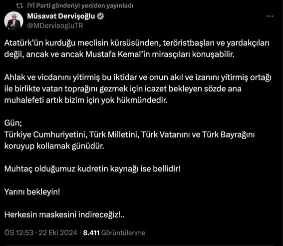 Devlet Bahçeli'ye Alparslan Türkeş'in kızı Ayyüce Türkeş'den tepki - Resim : 2