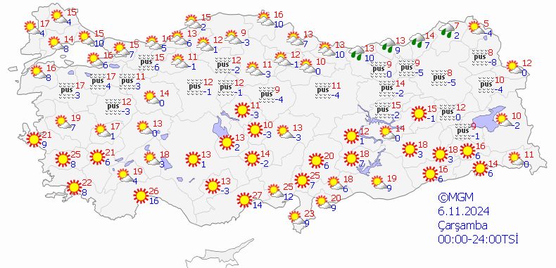 Meteoroloji'den 4 kente sarı kodlu uyarı