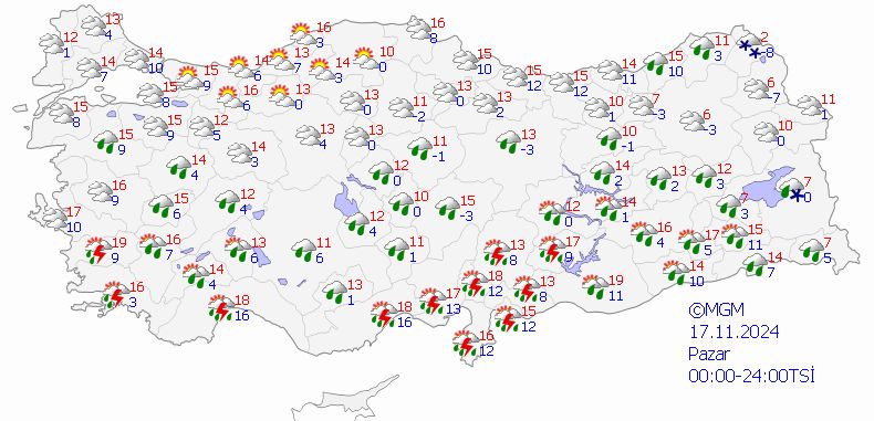 Meteoroloji il il uyardı: Kuvvetli sağanak bekleniyor