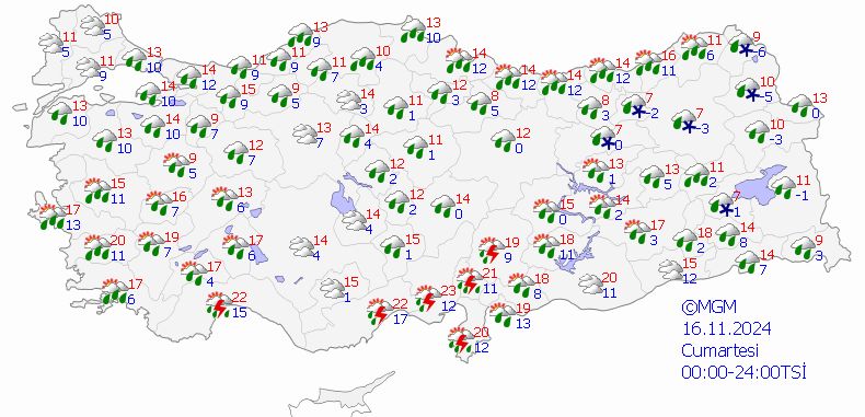 Meteoroloji il il uyardı: Kuvvetli sağanak bekleniyor