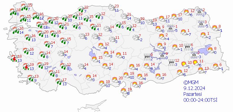 Meteorolojiden 'şiddetli ve çok şiddetli' yağış uyarısı