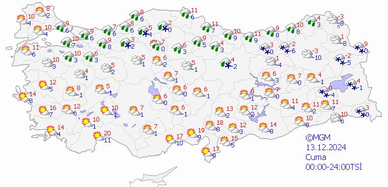 Meteorolojiden 'şiddetli ve çok şiddetli' yağış uyarısı