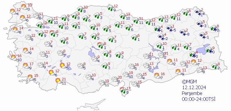 Meteorolojiden 'şiddetli ve çok şiddetli' yağış uyarısı