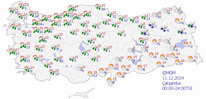 Meteorolojiden 'şiddetli ve çok şiddetli' yağış uyarısı