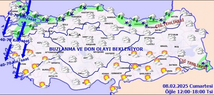 Meteoroloji illeri tek tek sayıp uyardı: Kar ve yağmur alarmı