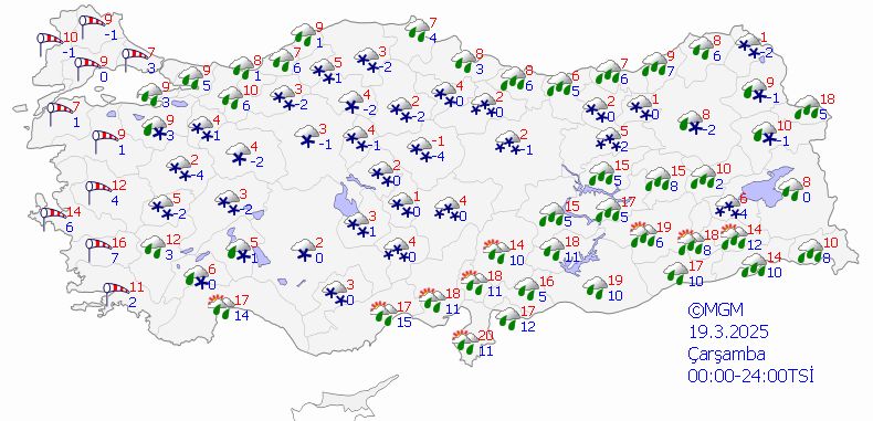 Meteoroloji'den Kar ve Sağanak Yağış Uyarısı: Çığ Tehlikesi Var